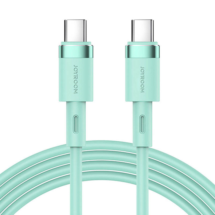 Joyroom cable USB Type C - USB Type C PD 60W 1.2m green (S-1230N9)