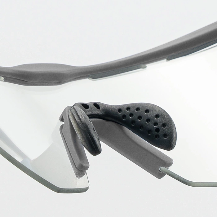 Rockbros Polarisierte Radbrille mit UV-Schutz und Korrektureinsatz - Grau