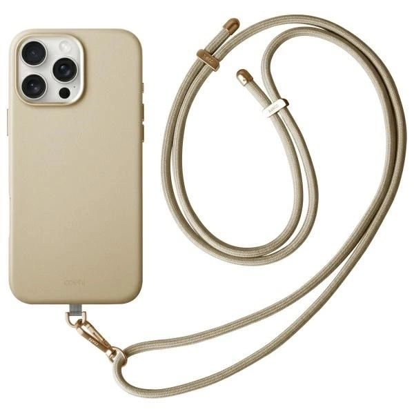 Etui UNIQ Coehl Muse iPhone 16 Pro Max 6.9" Magnetic Charging kremowy/cream