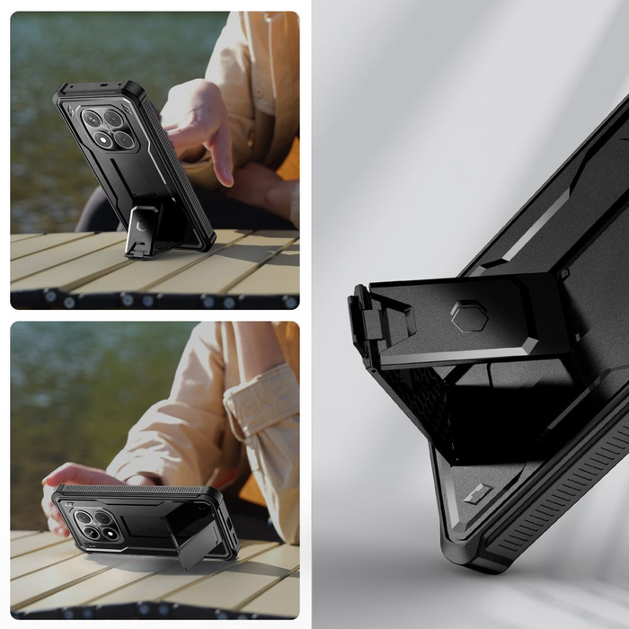 TECH-PROTECT KEVLAR PRO XIAOMI REDMI NOTE 14 PRO 5G / POCO X7 5G BLACK