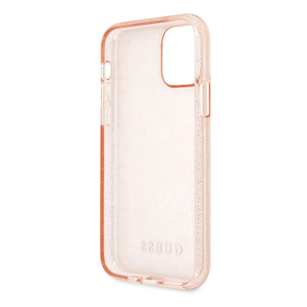 Pouzdro GUESS Apple iPhone 11 Pro Max Glitter Pink Case