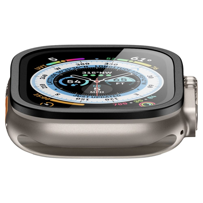 Vidrio Templado Spigen Glas.tr Slim Pro Apple Watch Ultra (49 Mm) Negro