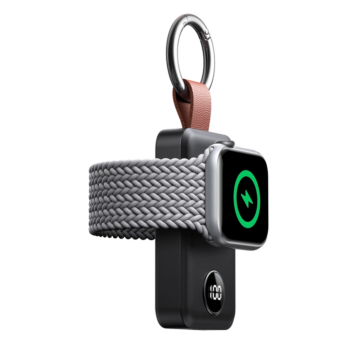 Joyroom JR-WQW01 kabellose Powerbank 2000 mAh 3 W für Apple Watch – Schwarz