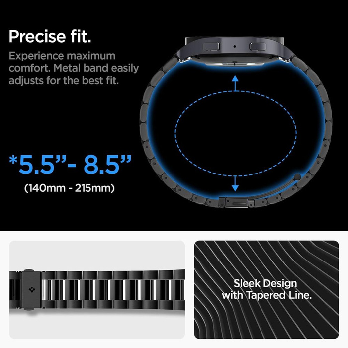 Armband Spigen Modern Fit Band Samsung Galaxy Watch 6 (44 Mm) Schwarz Case