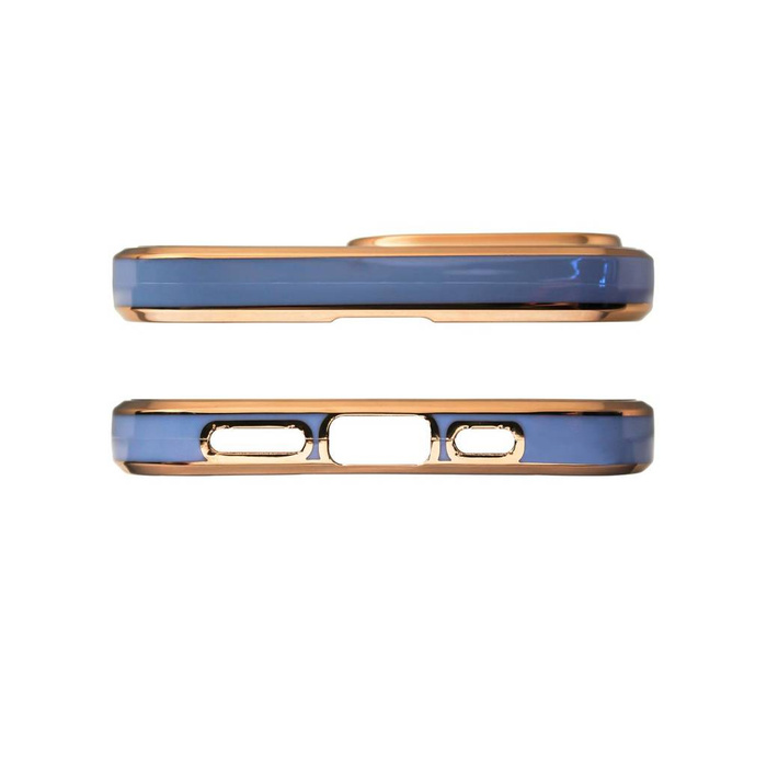 Funda Lighting Colour para Xiaomi Redmi Note 11 cubierta dorada cubierta gel azul
