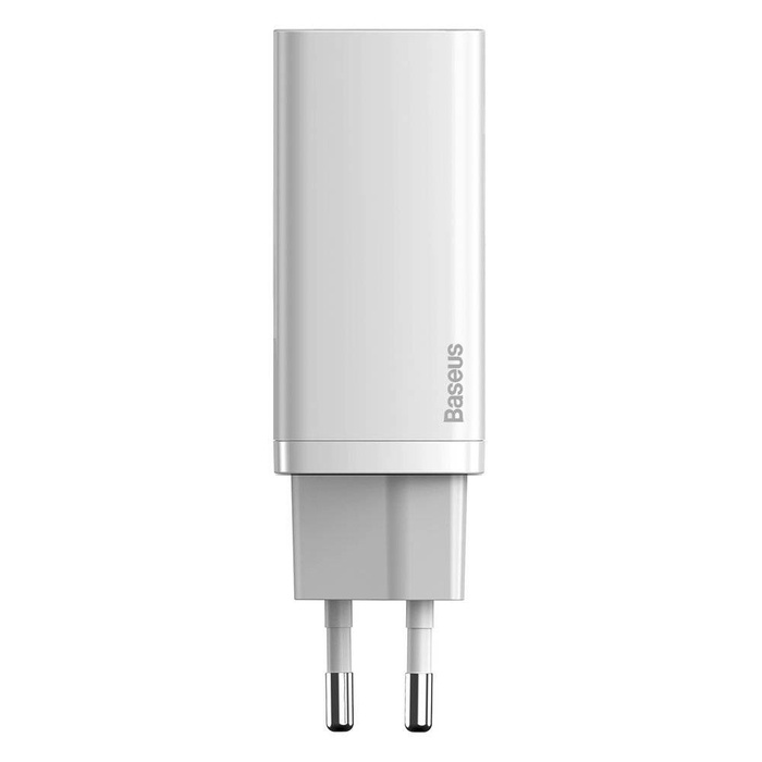 Baseus GaN2 Lite Fast 65W USB / USB Type C Quick Charge 3.0 Power Delivery (Galliumnitrid) weiß (CCGAN2L-B02)