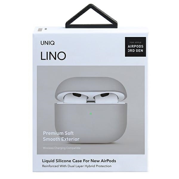 Uniq Lino AirPods 3 génération Silicone beige / beige