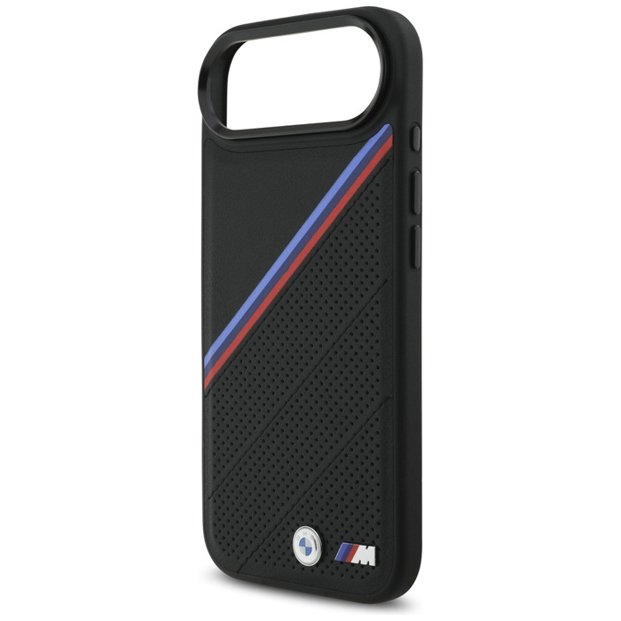 Etui BMW M Tricolor Metal Logo MagSafe   do iPhone 17 Air czarny