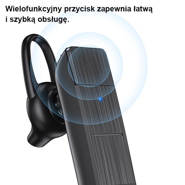 Sluchátka USAMS Bluetooth 5.0 BT2 černá/černá BHUBT201 (USAMS-BT2)