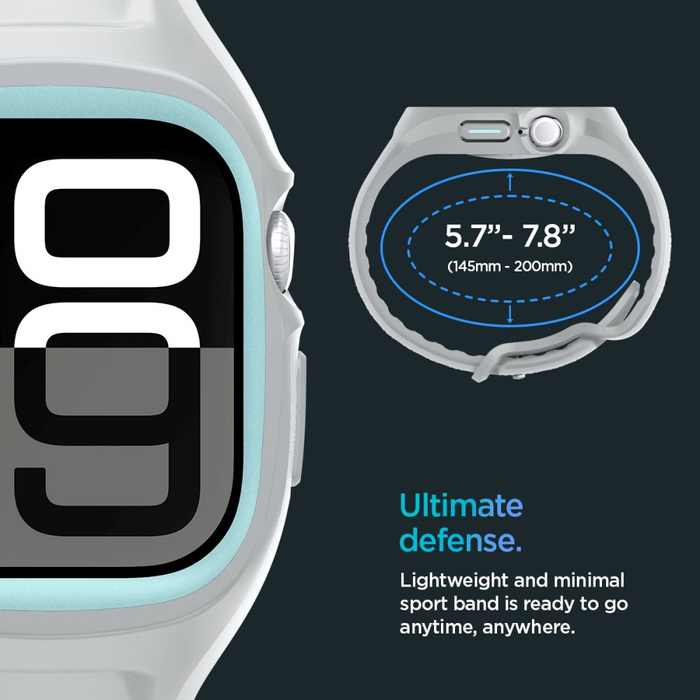 SPIGEN LIQUID AIR PRO APPLE WATCH 10 (46 MM) GRAU