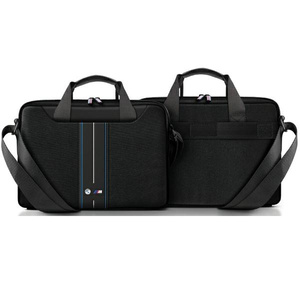 Bolsa BMW BMCB15COMPVSKL 16" Negro/Negro Nylon Azul Rayas