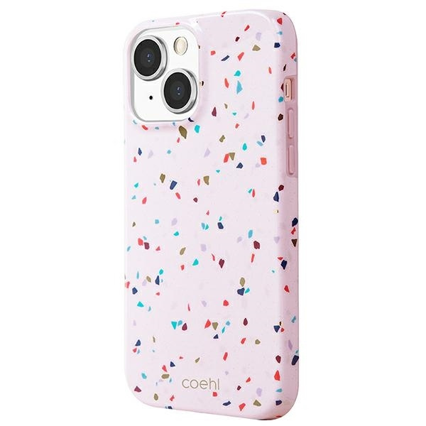 Case UNIQ Apple iPhone 13 Puzdro Terrazzo Pink