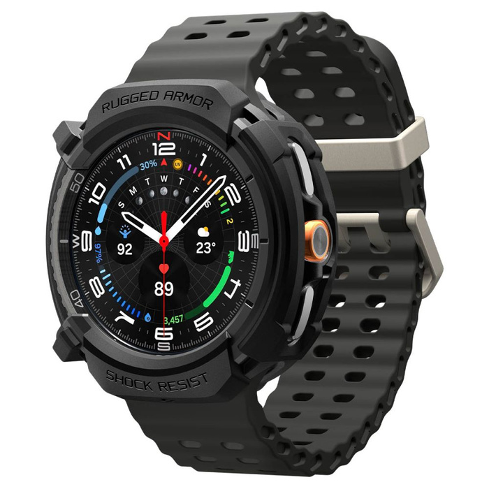 SPIGEN CASE SAMSUNG GALAXY WATCH 8 CLASSIC 46 MM RUGGED ARMOR MATTE BLACK