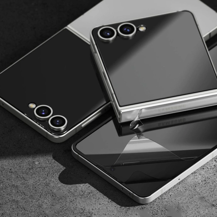 ZESTAW OCHRONNY RINGKE 3-IN-1 PROTECTOR PRO GALAXY Z FLIP 7 CLEAR