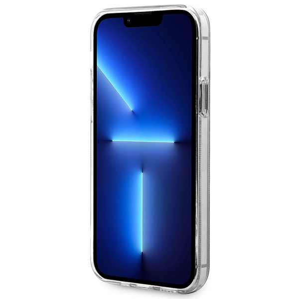 Kit Telefontok Guess Case+ töltő iPhone 12/12 Pro fekete/fekete kemény case 4G nyomtatás MagSafe