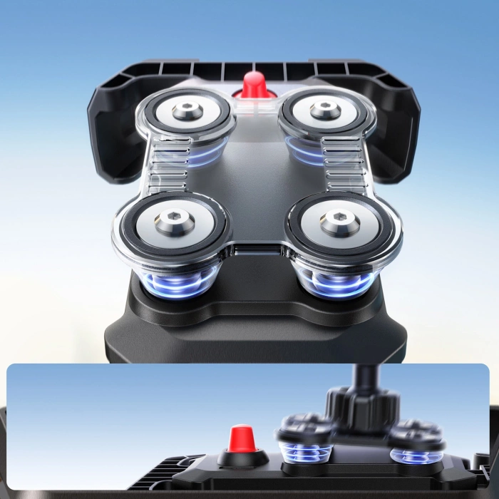 Joyroom JR-ZS428 Stoßfeste Lenkerhalterung für Motorrad, Fahrrad, Roller - schwarz