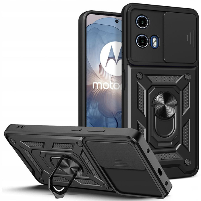 Etui Tech-protect Camshield Pro Motorola Moto G24 / G24 Power / G04 Black