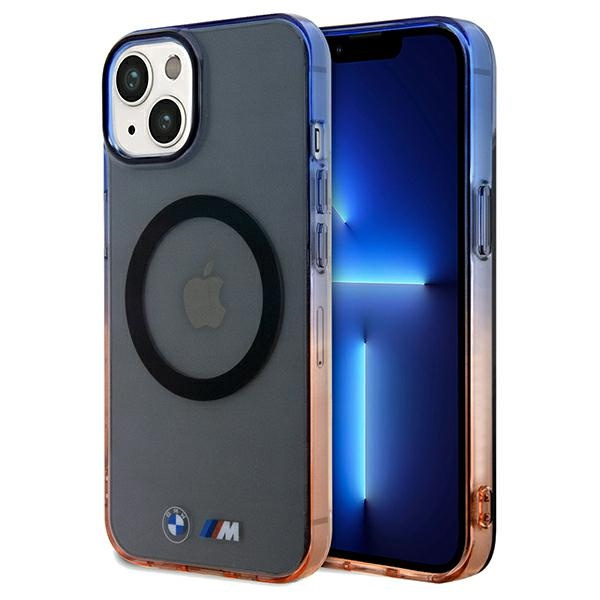 Case BMW BMHMP15MHTGE iPhone 15 Plus / 14 Plus 6.7" grey/grey hardcase Gradient Bumper MagSafe Case