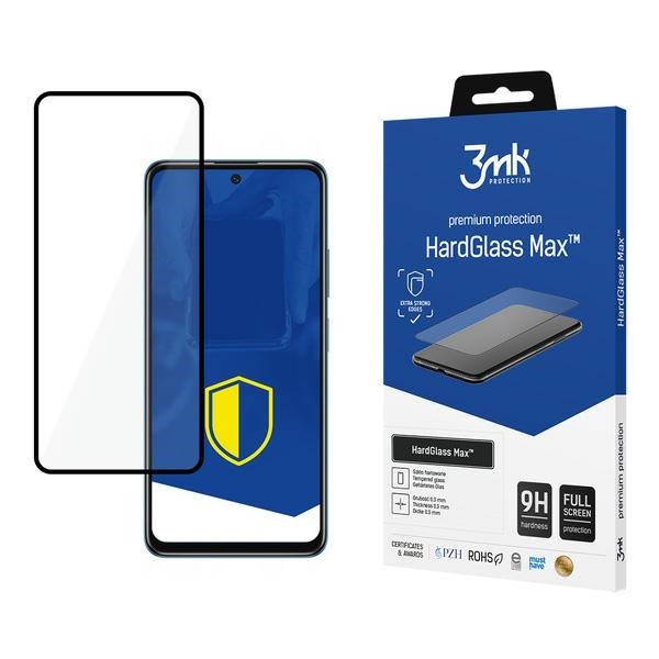 Vetro FullScreen 3MK HardGlass Max Xiaomi POCO M4 Pro 5G nero/nero