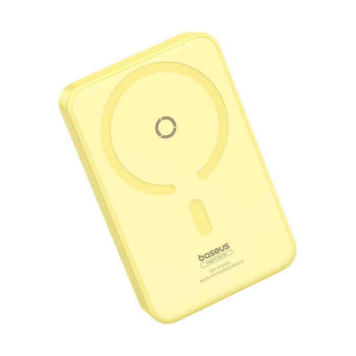 Powerbank magnetyczny Baseus MagPro Magnetic 5000mAh 20W, magsafe (żółty)