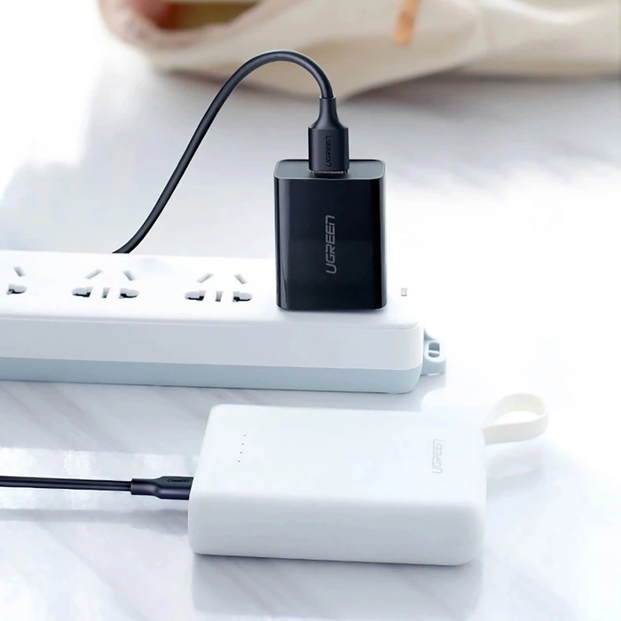  UGREEN USB-A Micro USB QuickCharge 3.0 2.4A 0.5m Negro