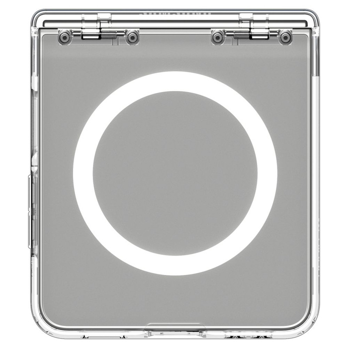 SPIGEN ULTRA HYBRID PRO MAG MAGSAFE GALAXY Z FLIP 7 TRASPARENTE/BIANCO