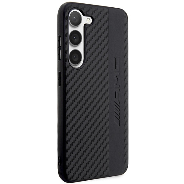 Obal Amg Amhcs23sblsca S23 S911 Black/Black Hardcase Carbon Stripe&amp;embossed Case
