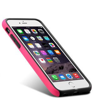 Case iPhone 6 6S 4.7 MELKCO Dual Layer Pink / Black