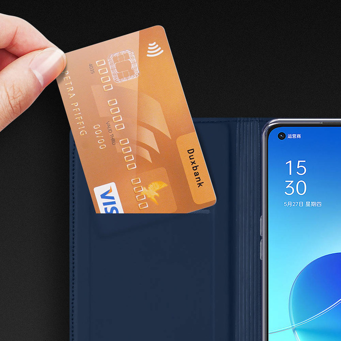 Dux Ducis Skin Pro Holster Case Cover s klapkou Oppo Reno6 4G černý