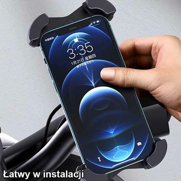 USAMS US- Tartó kerékpártartó fekete / fekete ZJ064ZJ01