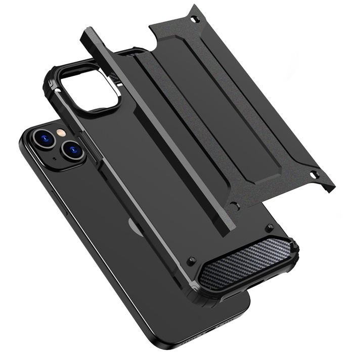 Pouzdro iPhone 15 Hybrid Armor – černé