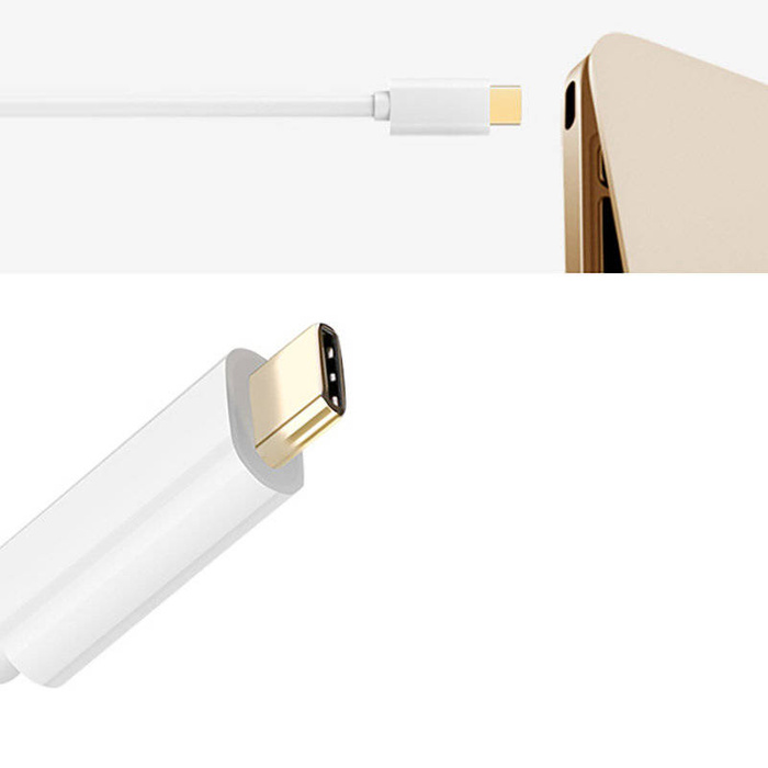 Ugreen adaptér USB typu C (samec) - HDMI (samice) bílý (40273)