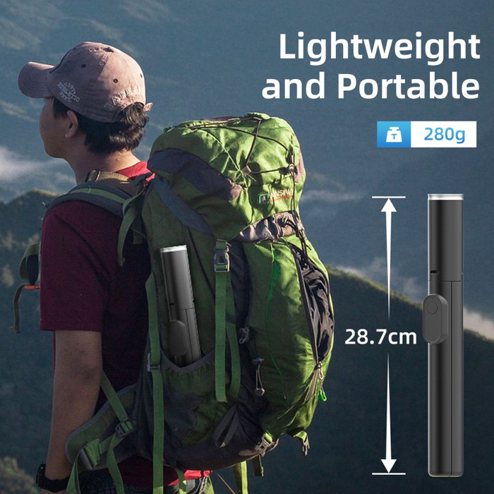 SELFIE STICK STATYW TECH-PROTECT L09S BLUETOOTH CZARNY