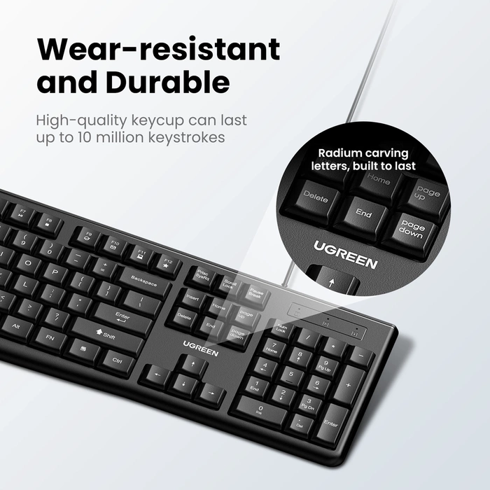 UGREEN MK003 keyboard + mouse set (Black) 90561