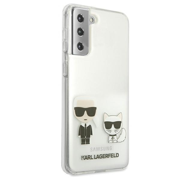 Case KARL LAGERFELD Samsung Galaxy S21 Plus Karl & Choupette Clear Hardcase