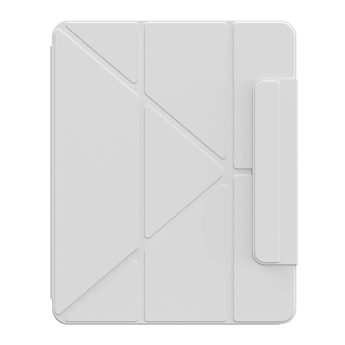 Baseus Safattach Y-Type Case für iPad Pro 12.9 "2018/2020/2021 Hülle mit Standfuß weiß (ARCX010102)