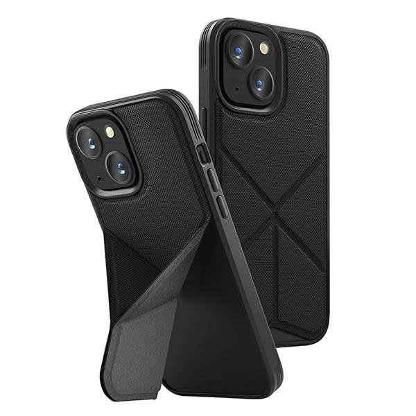 UNIQ hülle Transforma iPhone 14 6.1" Magclick Charging schwarz/ebony schwarz