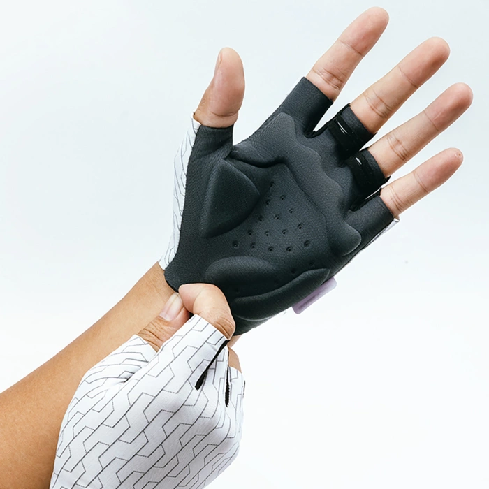 Rockbros MTB Fahrradhandschuhe Größe: M - weiß und schwarz