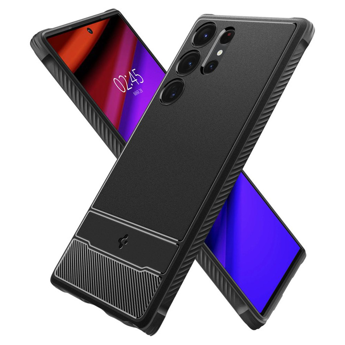 Coque Spigen Rugged Armor GALAXY S23 ULTRA MATTE NOIR