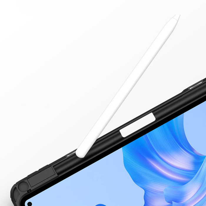 Dux Ducis Toby Hülle für iPad 10.9'' 2022 (10. Gen.) Hülle mit Platz für Apple Pencil Stylus Smart Cover Ständer schwarz