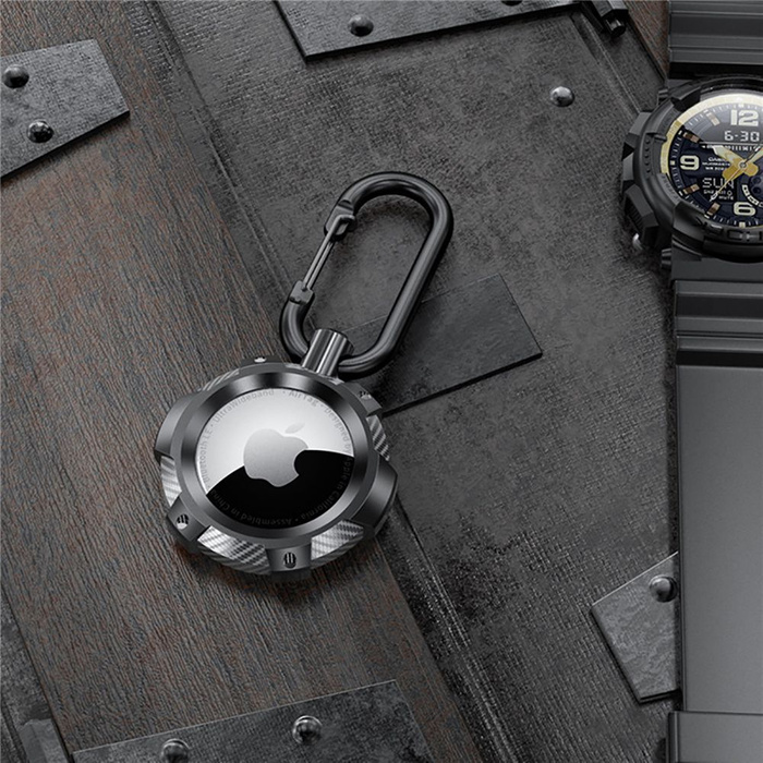 Hülle TECH-PROTECT TPUCARBON Apple AIRTAG SCHWARZ