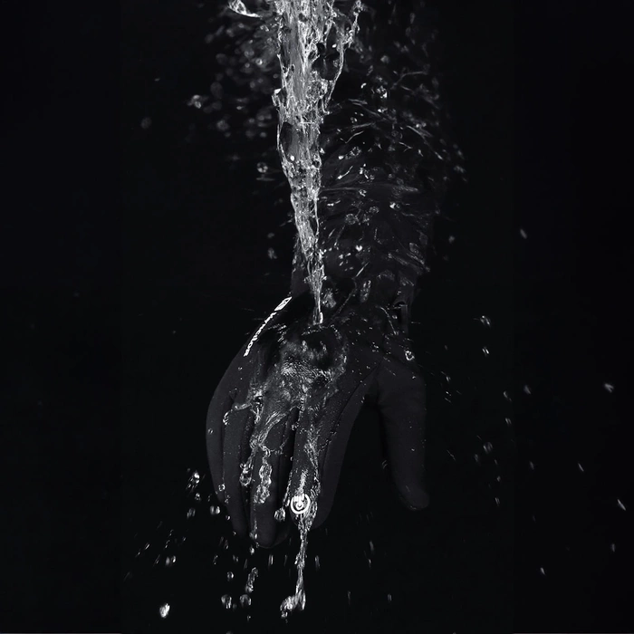 Winter phone sports gloves (size XL) - black