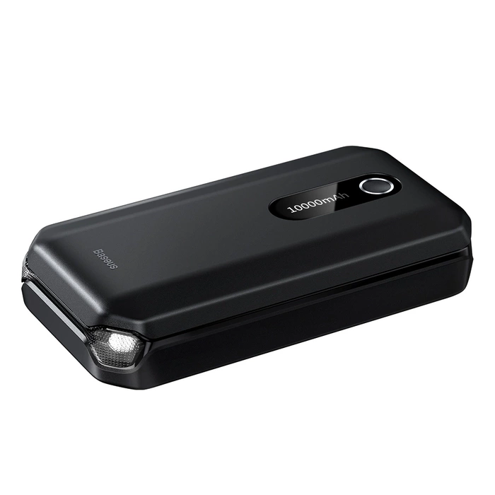 [B WARE] Baseus Power Bank Power Starter Starthilfe 10000mAh 12V (1000A / 500A) Powerbank + Krokodilklemmen schwarz (CGNL020101)