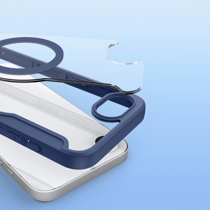 Dux Ducis Skin X Pro Case mit MagSafe für iPhone 16e - Blau