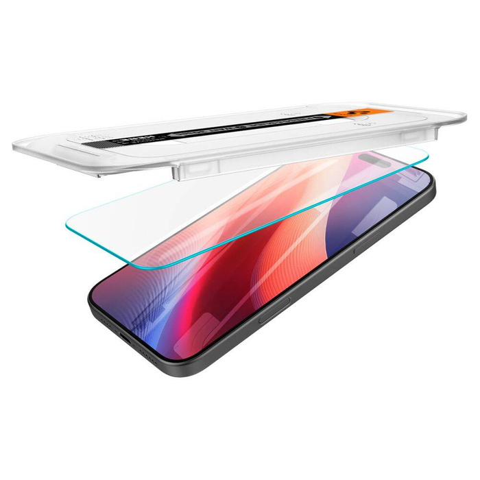 GEHÄRTETES GLAS SPIGEN GLAS.TR "EZ FIT" IPHONE 16 PRO KLAR