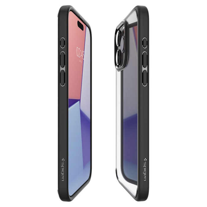 Coque Spigen Ultra Hybrid iPhone 15 Pro MATTE Noir