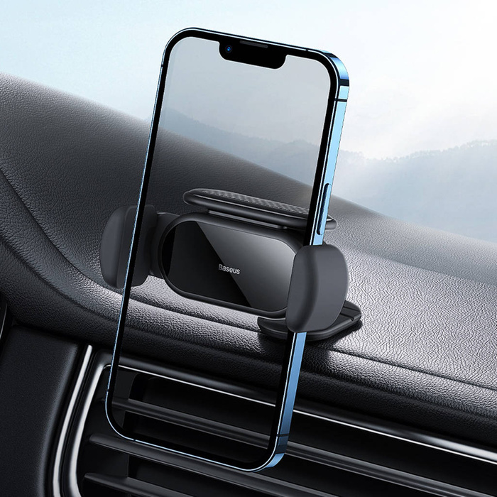 Baseus Steel Cannon Pro solar automatic cockpit car holder black (SUGP010001)