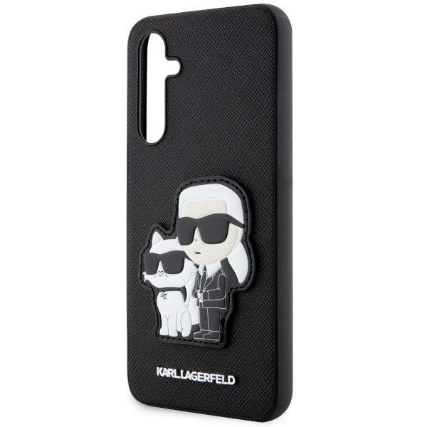Karl Lagerfeld KLHCA34SANKCPK A34 5G A346 hartcase schwarz/schwarz Saffiano Karl &amp; Choupette