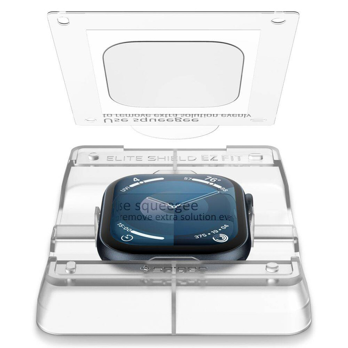 Glas Spigen HYBRID ELITE SCHILD "EZ FIT" Apple Watch 2ER-PACK 10 (46 MM) KLAR