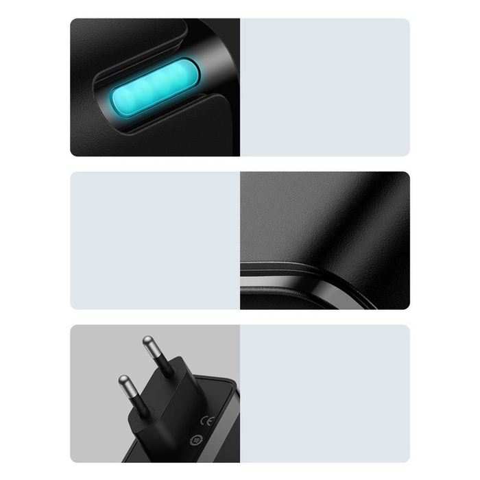 Cargador rápido Baseus GaN5 Pro 2xUSB-C + USB 140W EU blanco (CCGP100202)